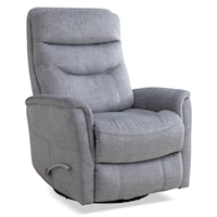 Transitional Manual Swivel Glider Recliner with Articulating Headset