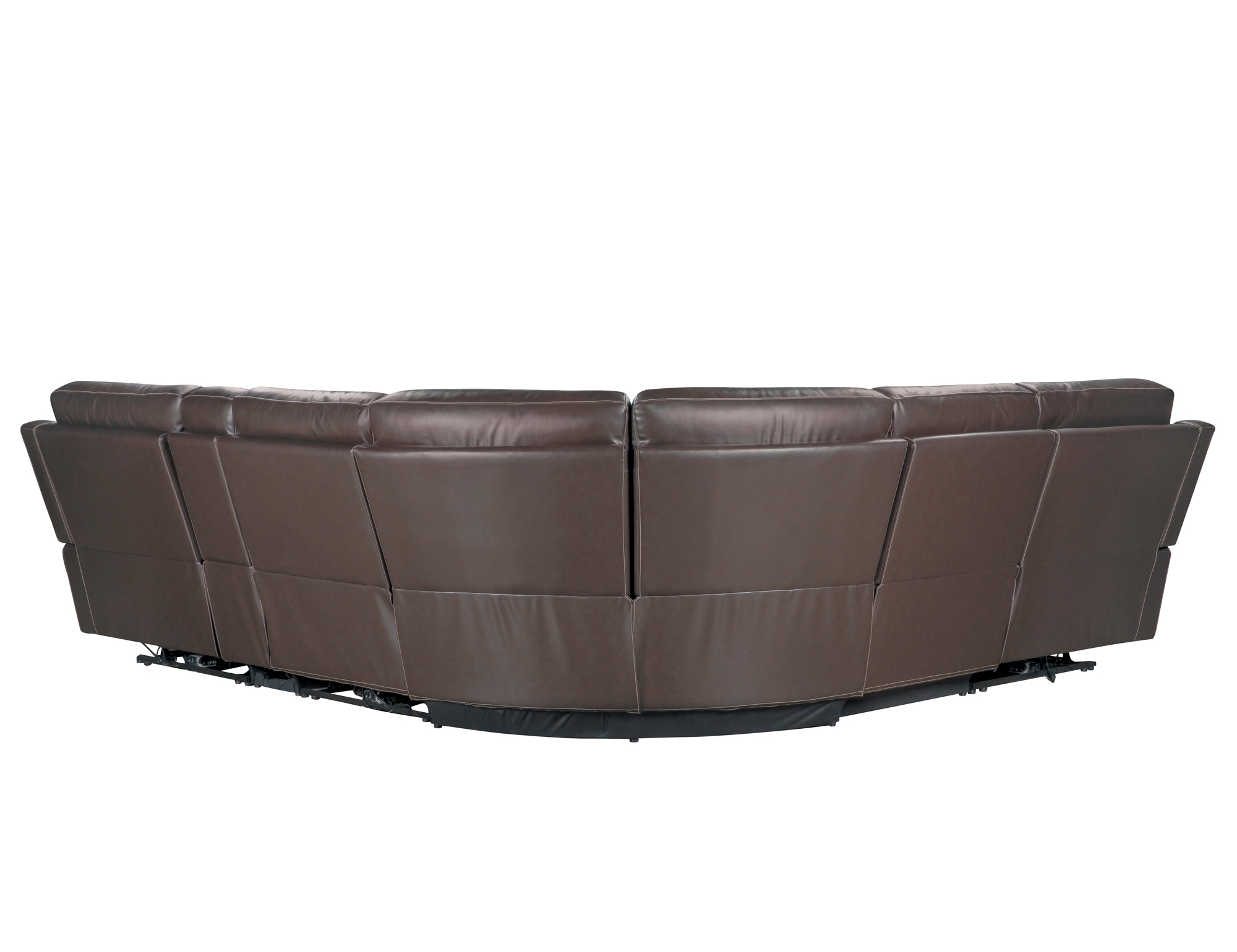 6-pc. Leather Power Reclining Sectional