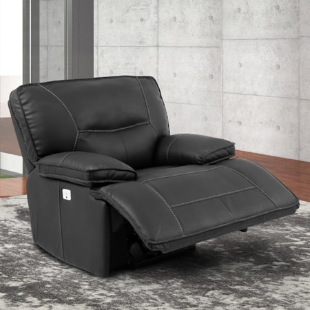 Power Recliner with USB and Power Headrest