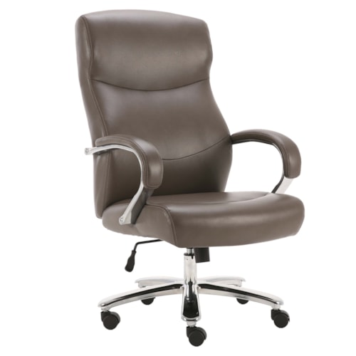 Contemporary Heavy Duty Desk Chair with Adjustable Seat