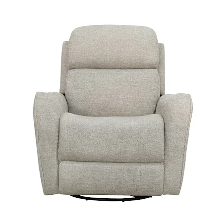 Casual Cordless Power Recliner with Swivel-Glider Base