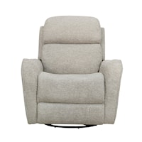 Casual Cordless Power Recliner with Swivel-Glider Base