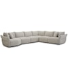 Parker Living Playful - Canes Cobblestone 6-Piece Sectional Sofa