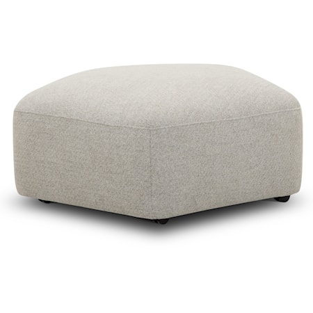 Casual Accent Ottoman with Casters