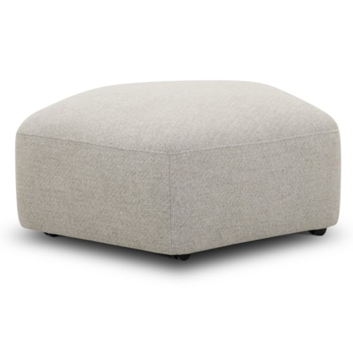 Casual Accent Ottoman with Casters