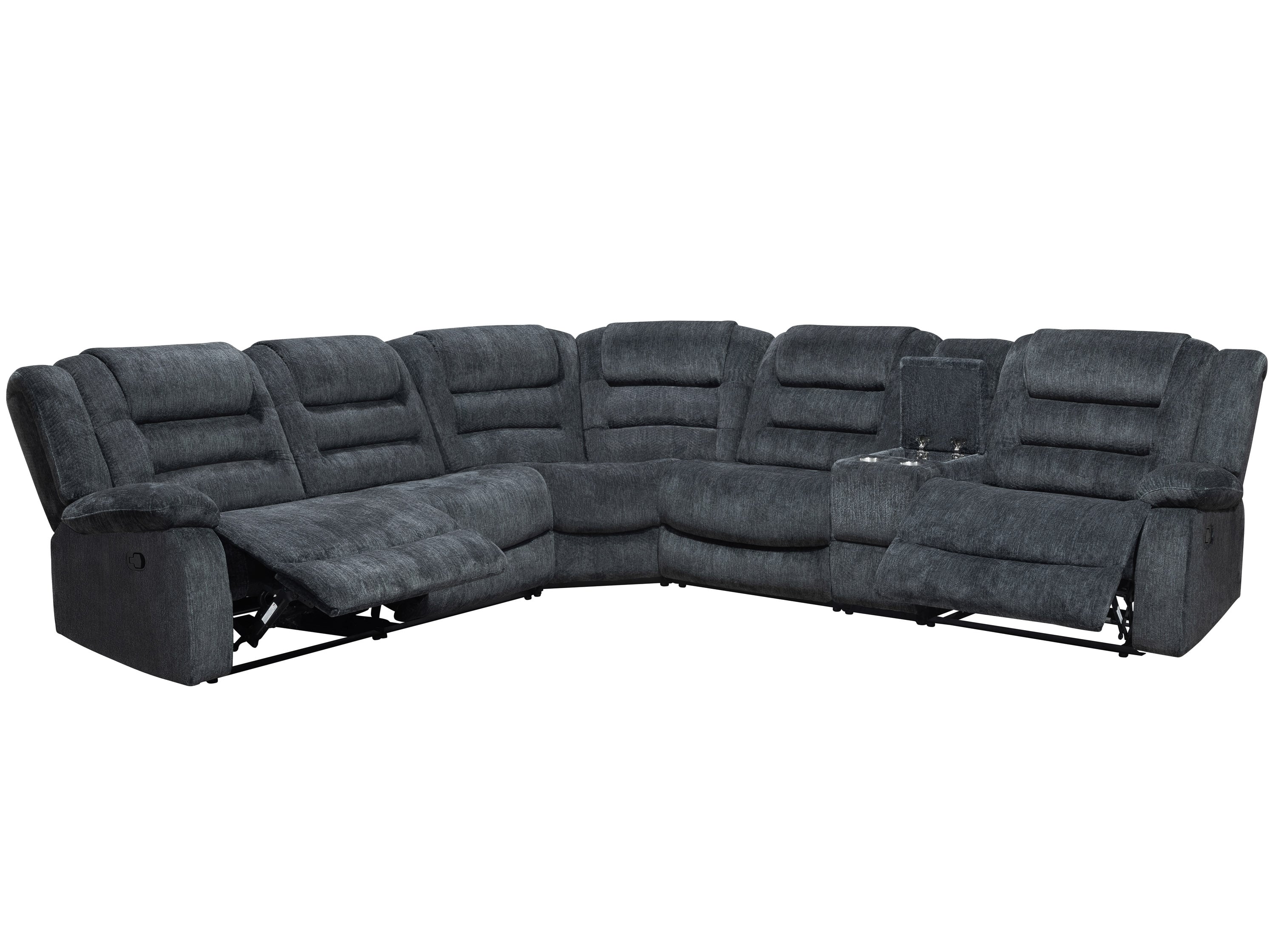 Manual Reclining Sectional Sofa