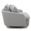 Parker Living Boomer - Dove Grey Swivel Accent Chair