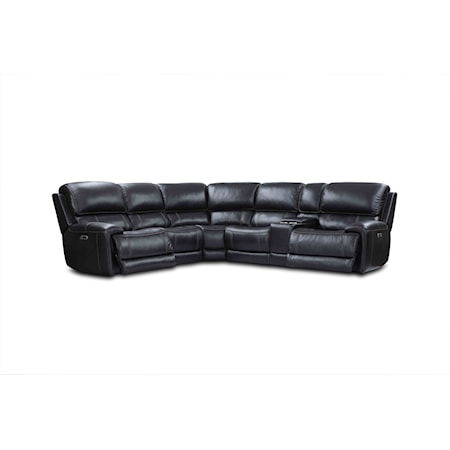 6 Piece Modular Power Reclining Sectional