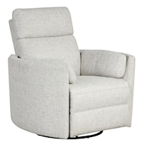 Contemporary Power Swivel Glider Recliner with USB Port