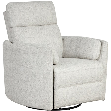 Contemporary Power Swivel Glider Recliner with USB Port