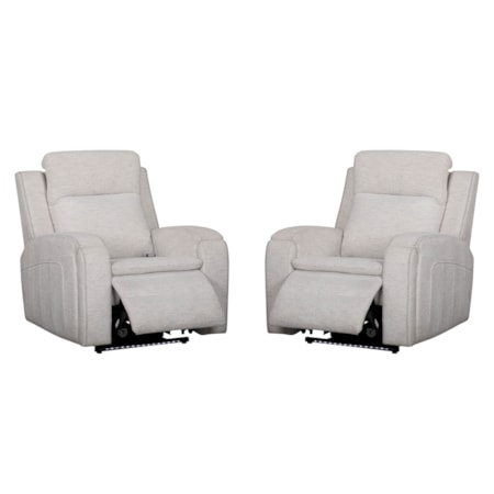 2-pk. Rocking Pwr. Recliner w/Heat & Massage