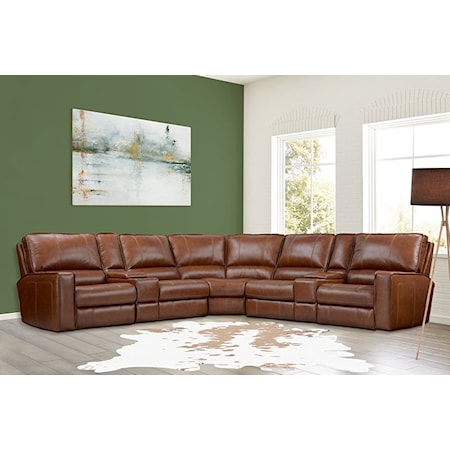 6-Piece Modular Power Reclining Sectional