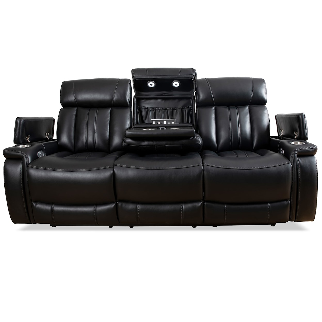 Paramount Living Royce Power Drop Down Console Sofa