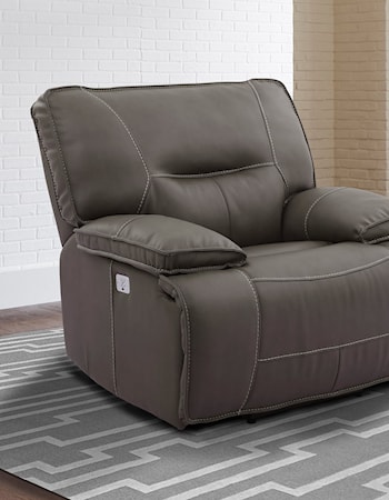 Power Recliner with USB and Power Headrest