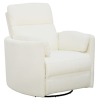 Contemporary Power Swivel Glider Recliner with USB Port