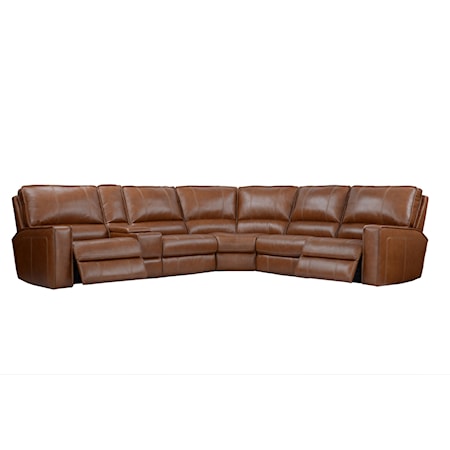 6-Piece Modular Power Reclining Sectional