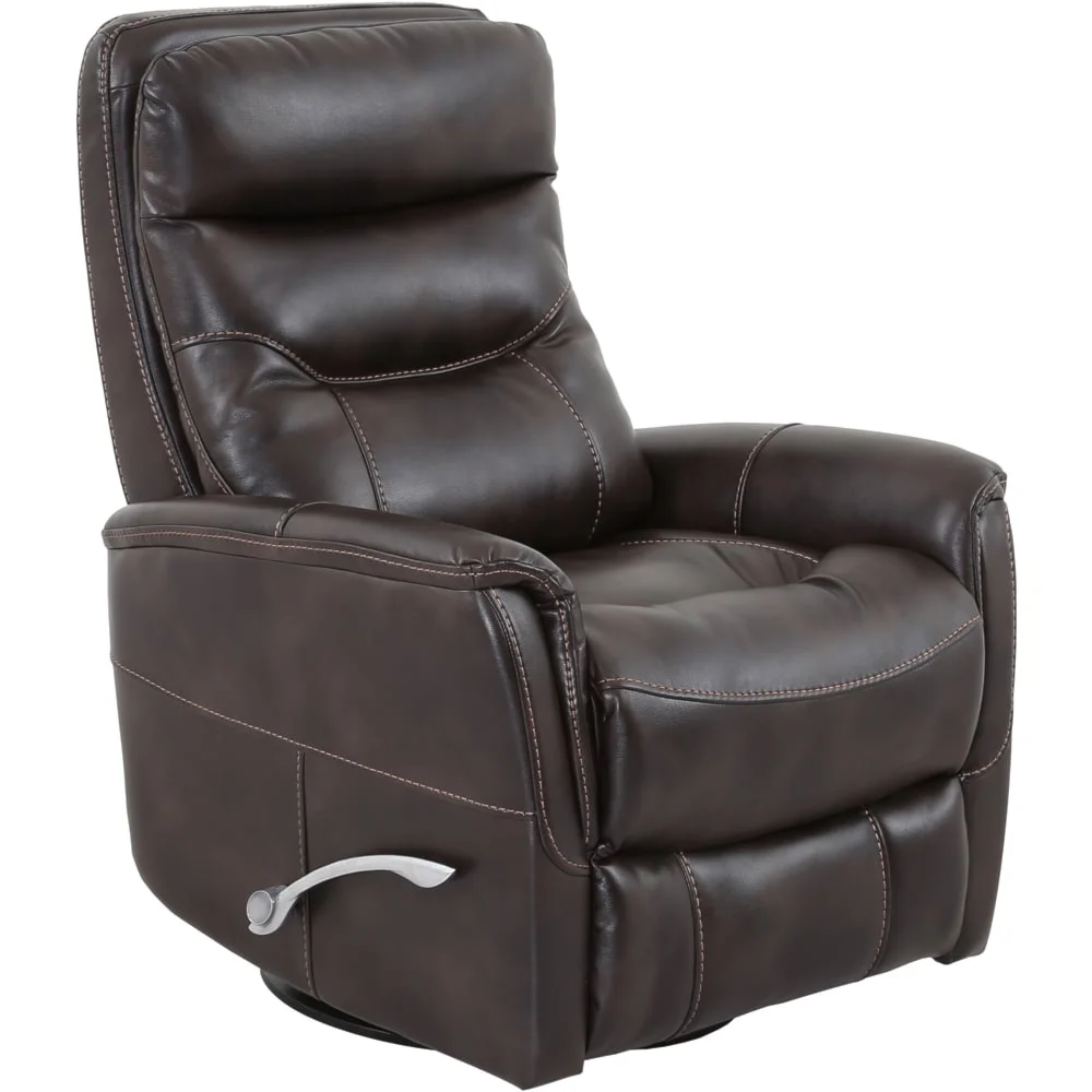 Parker Living Gemini Transitional Manual Swivel Glider Recliner with ...