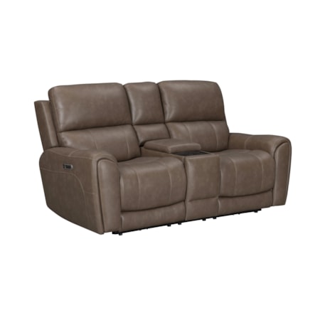 Power Reclining Console Loveseat