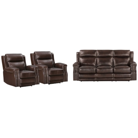 Power Sofa and Recliners Set
