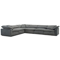 Casual 6-Piece Modular Sectional Sofa