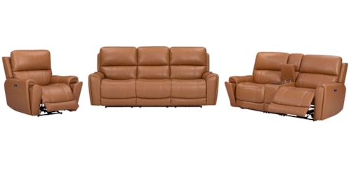 Casual Complete Power Reclining Living Room Set