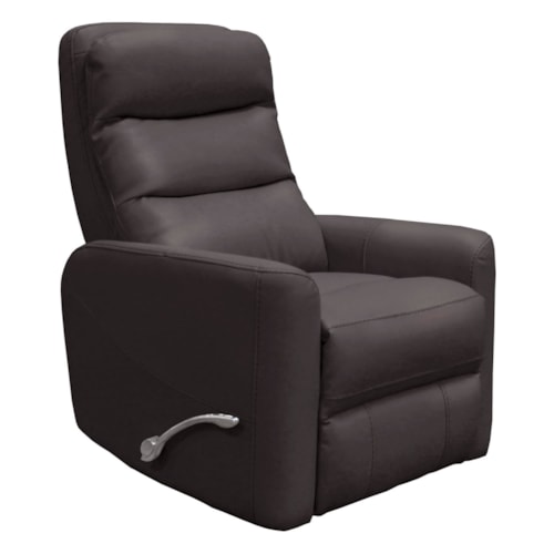 Contemporary Swivel Glider Recliner with Articulating Headrest