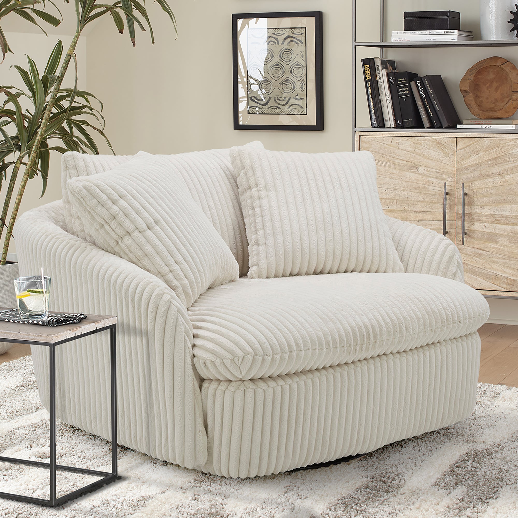 Armless swivel accent online chair