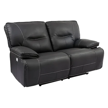 Power Dual Reclining Loveseat with Power Headrests and USB Ports