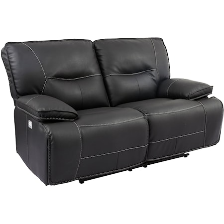 Power Dual Reclining Loveseat with Power Headrests and USB Ports