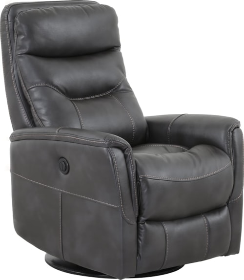 Casual Power Swivel Glider Recliner with Articulating Headrest