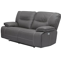 Power Dual Reclining Loveseat with Power Headrests and USB Ports