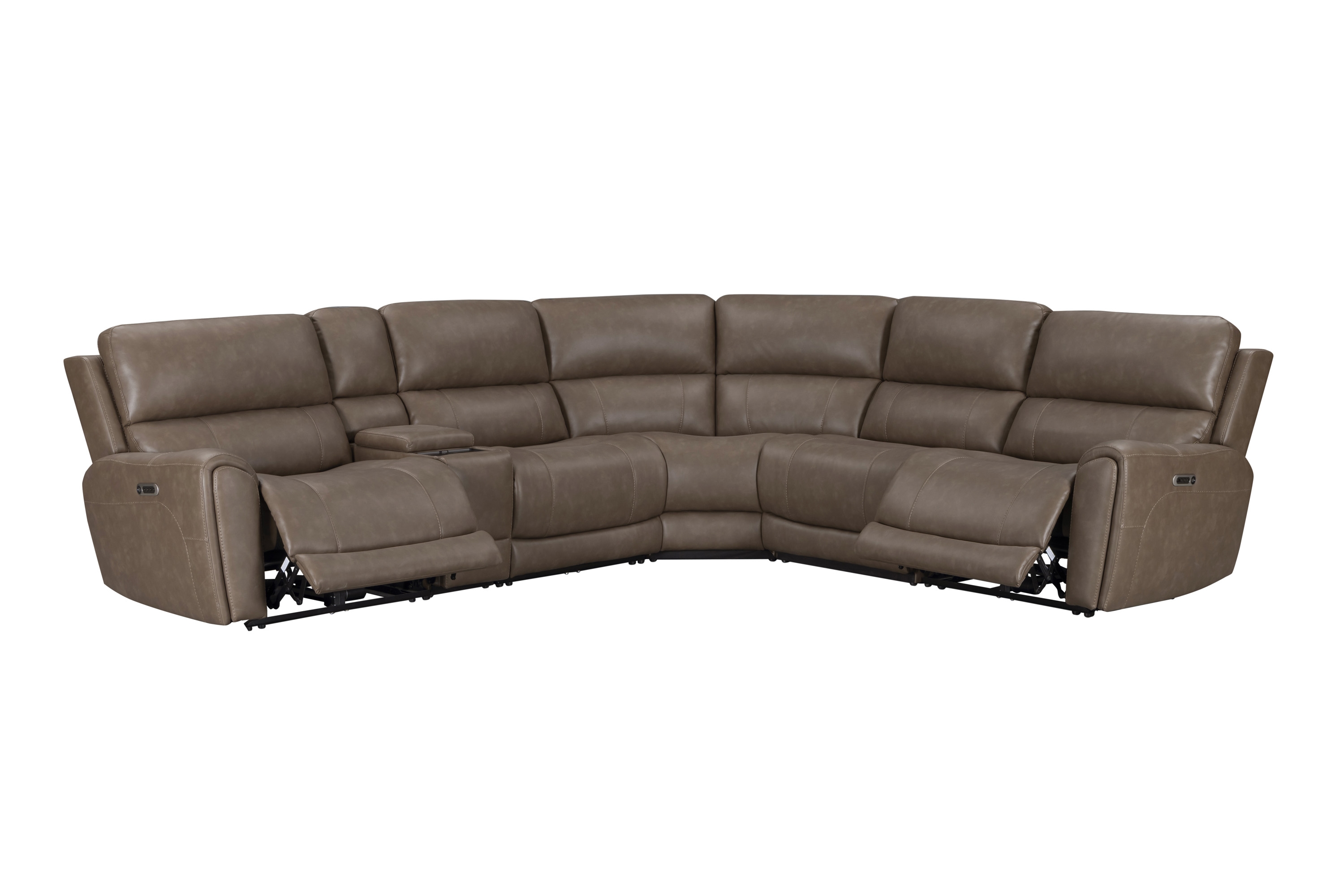 6-pc. Power Reclining Sectional w/Console