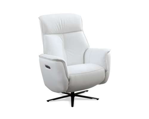 Transitional Power Swivel Recliner