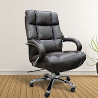 Heavy Duty Desk Chair with Curved Track Arms