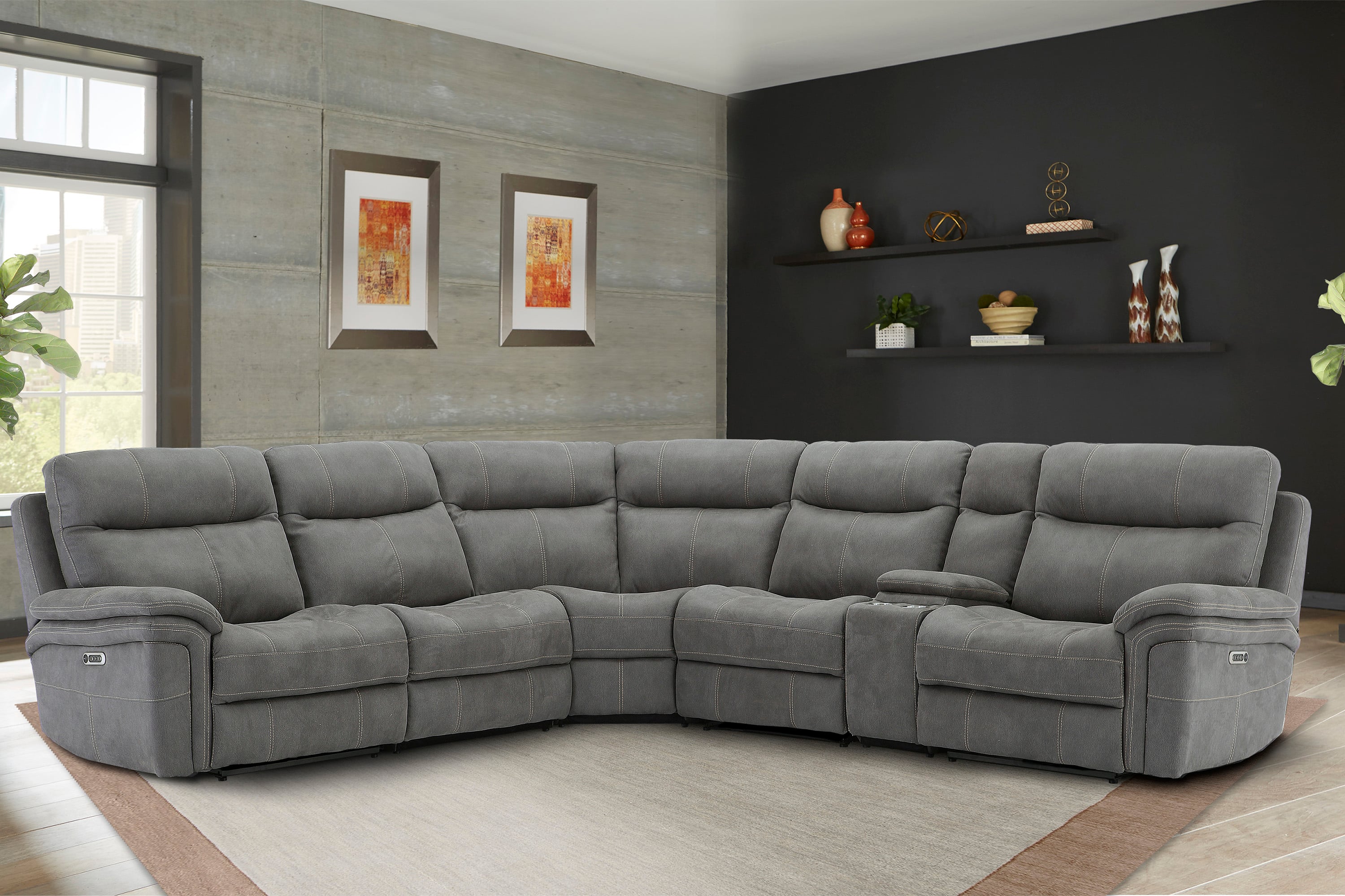 Power Reclining Sectional