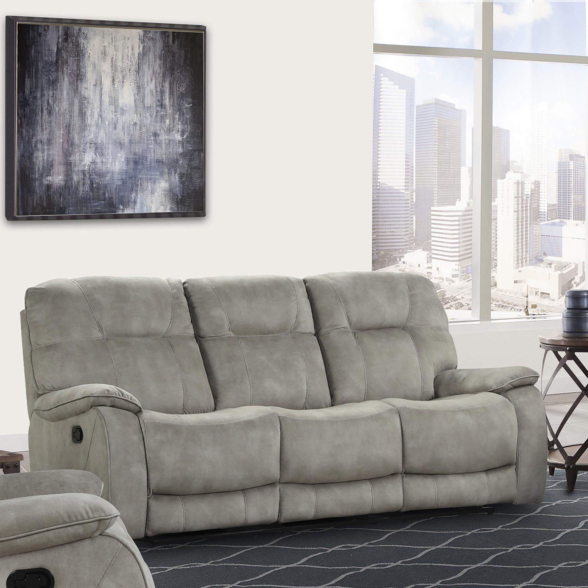 Parker Living Cooper Manual Triple Reclining Sofa