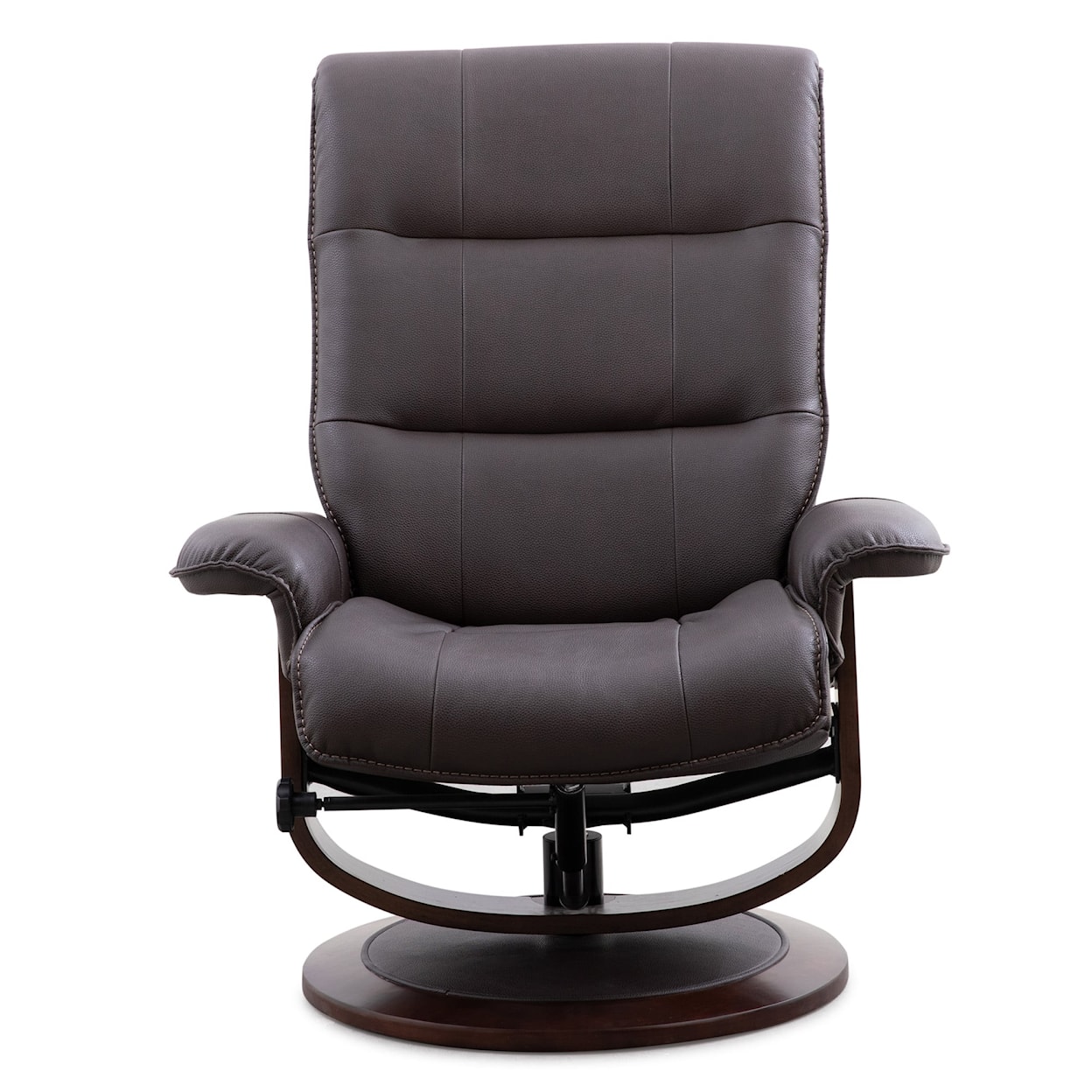 Paramount Living Knight Manual Reclining Swivel Chair and Ottoman
