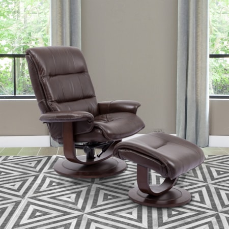 Swivel Chair and Ottoman