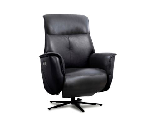 Transitional Power Swivel Recliner