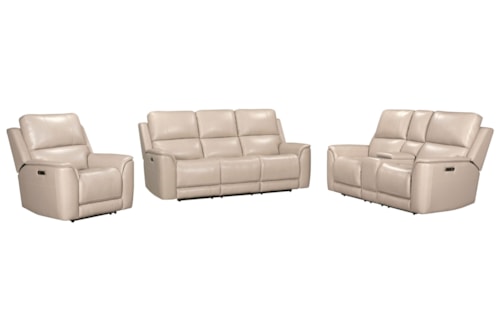 Casual 3-pc. Power Reclining Living Room Set with USB Ports