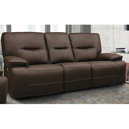 Power Dual Reclining Sofa with Power Headrests and USB Ports