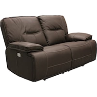 Power Dual Reclining Loveseat with Power Headrests and USB Ports