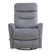 Casual Swivel-Glider Manual Recliner with Articulating Headrest