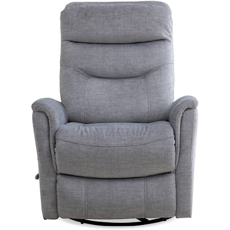 Casual Swivel-Glider Manual Recliner with Articulating Headrest