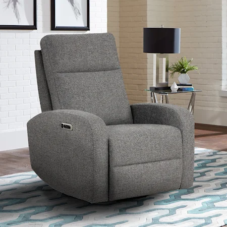 Contemporary Power Swivel Glider Recliner