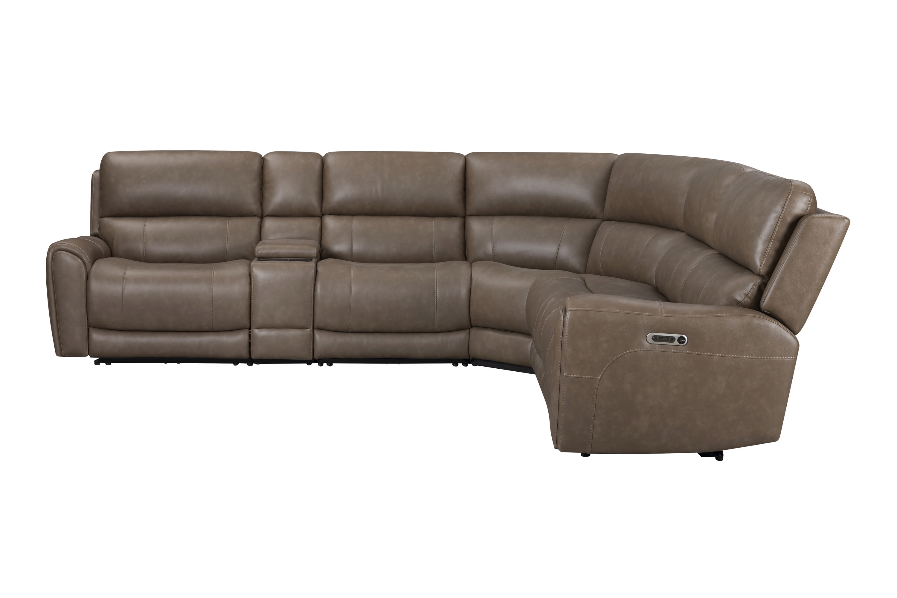 6-pc. Power Reclining Sectional w/Console