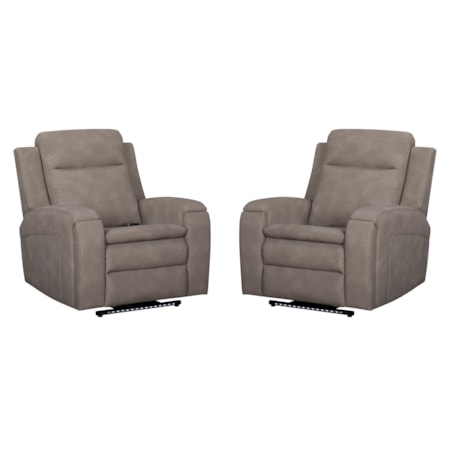 2-pk. Rocking Pwr. Recliner w/Heat & Massage