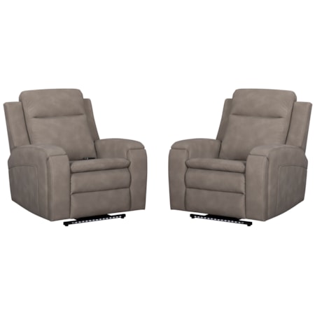 2-pk. Rocking Pwr. Recliner w/Heat & Massage
