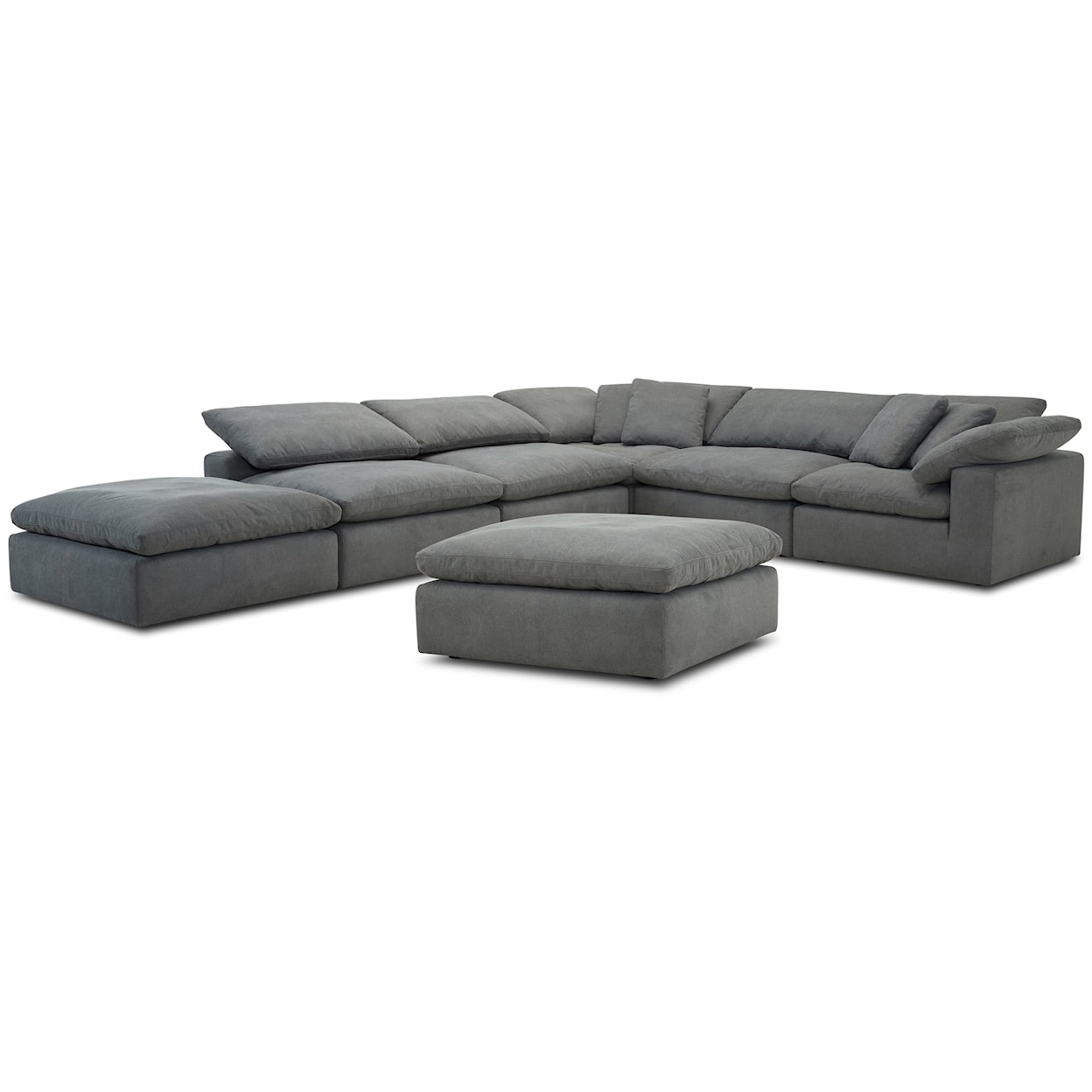 Parker Living Exhale - Mathis Thunder Sectional Sofa