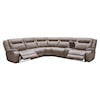 Carolina Living Blake Manual Reclining Sectional Sofa and Console